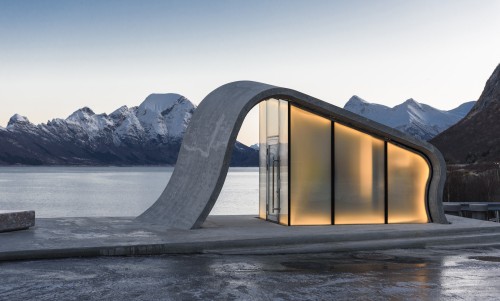 Baño público que vas a amar en Noruega